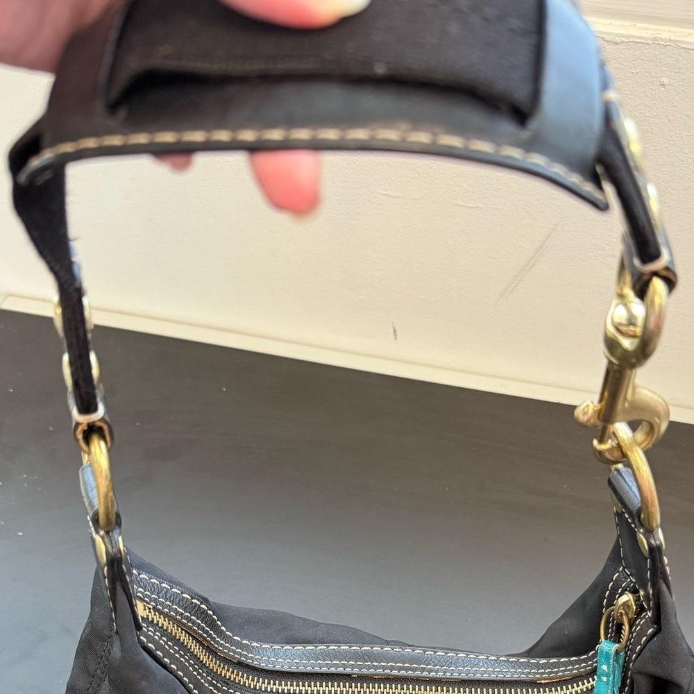 Coach Black Nylon Shoulder Bag - Picture 9 of 9